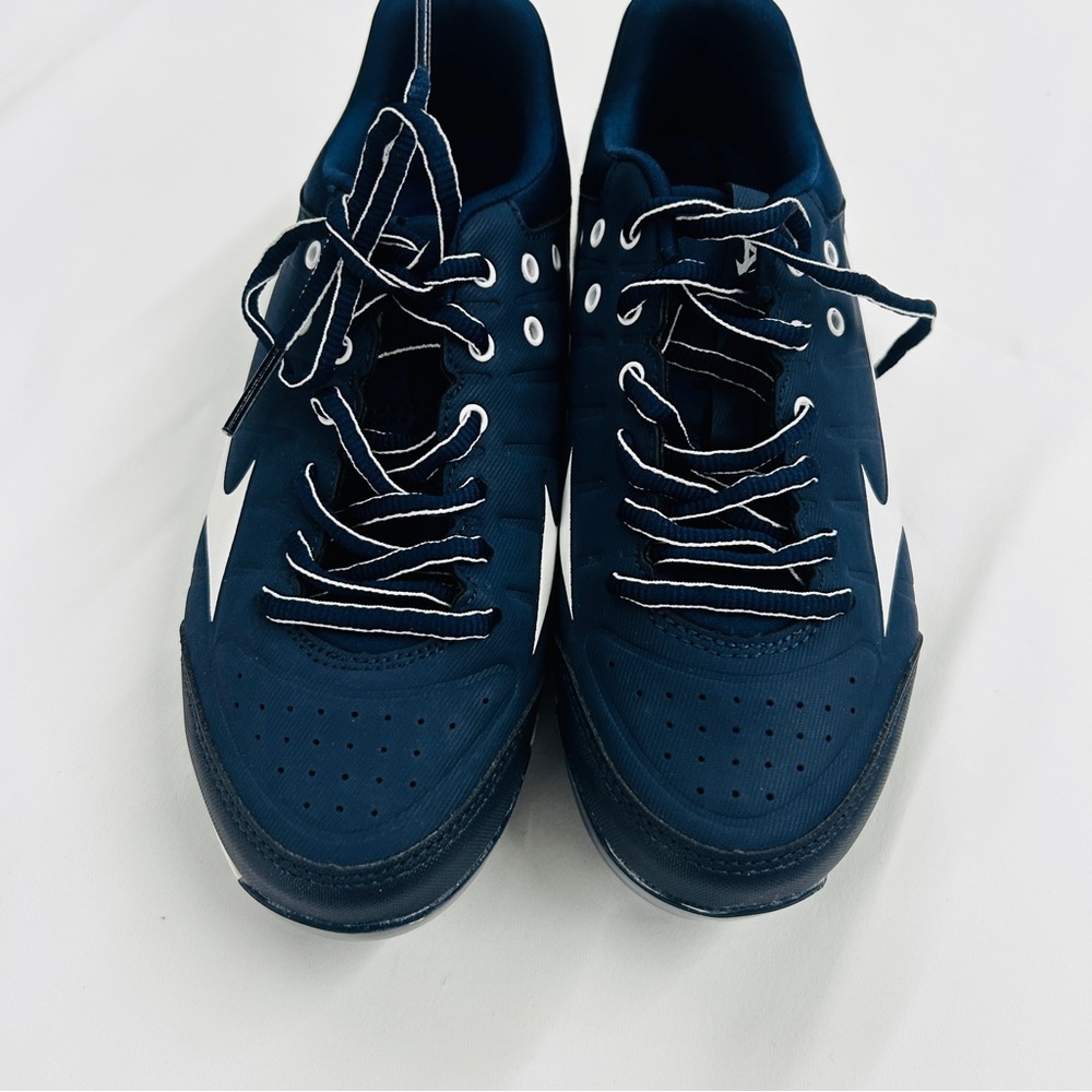 Mizuno Women's 9-Spike Advanced Finch Elite 5 TPU Softball Cleats in navy - Picture 3 of 6